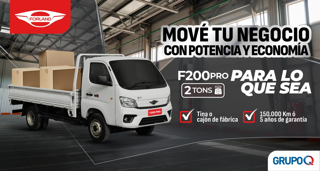 Forland F200 PRO Nicaragua - Para lo que sea - Capacidad de carga 2 TON - Batea incluida de fábrica - Garantía 5 años o 150000 km - Grupo Q