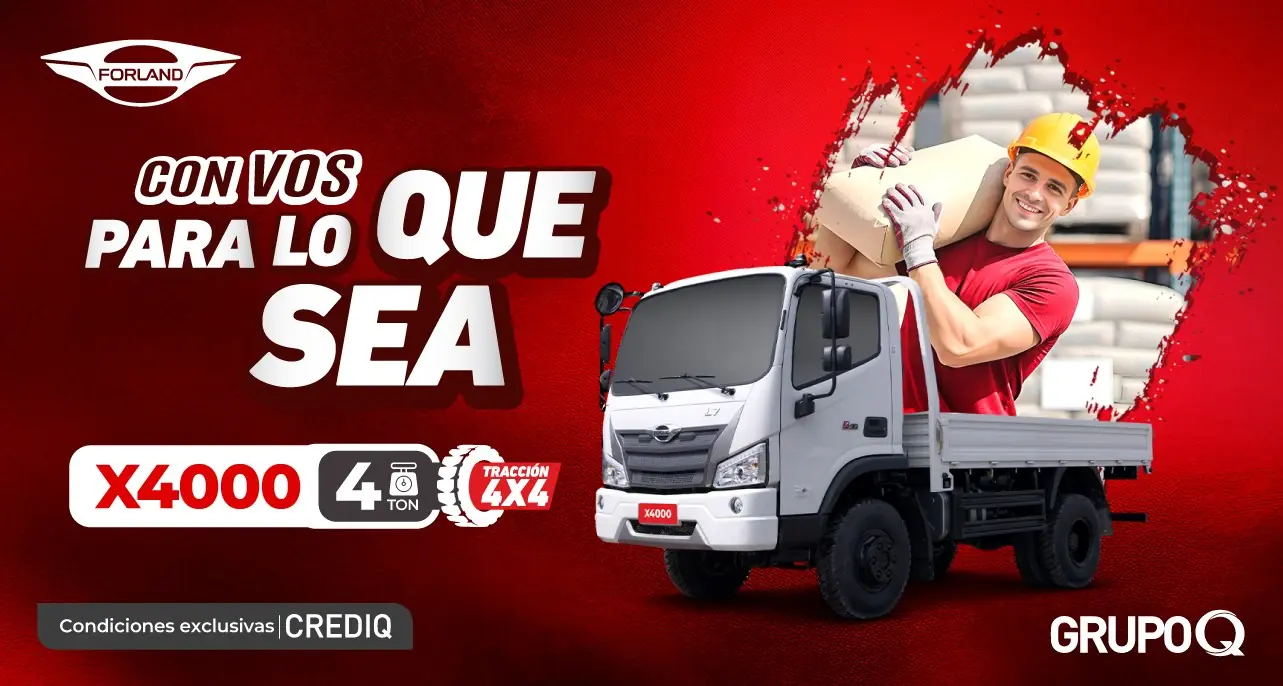 Forland Nicaragua | X4000 4TON Tracción 4x4 | Vehículos comerciales de calidad