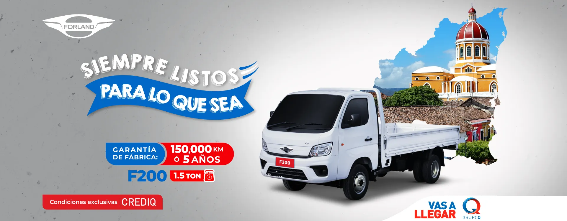 Forland Siempre Listos para lo qie sea - F200 1.5 ton
