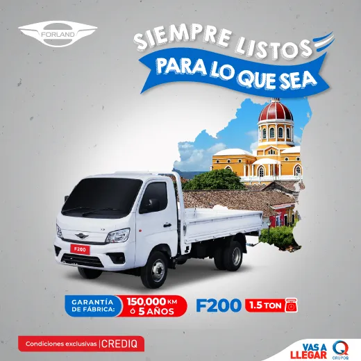Forland Siempre Listos para lo qie sea - F200 1.5 ton